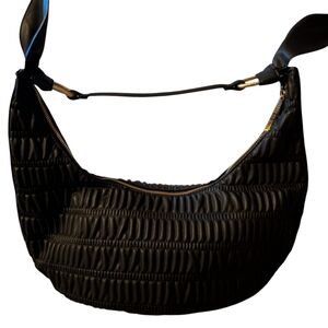 House Of Want Quilted How We Saunter Hobo Bag